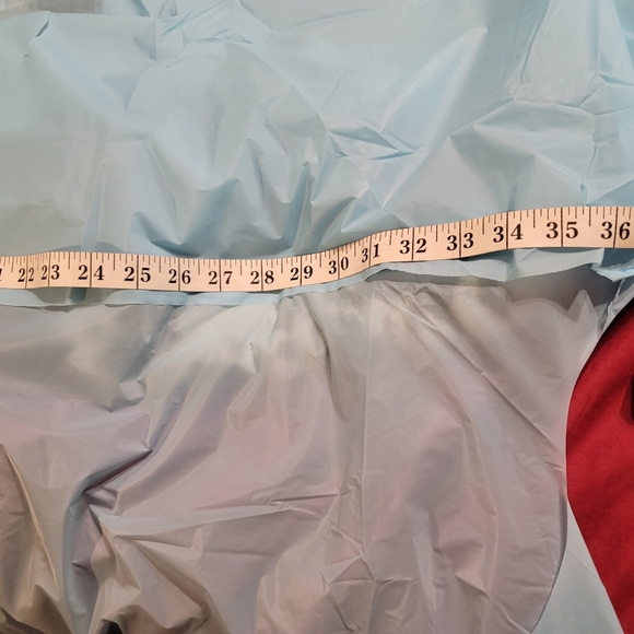 NEW 35 Waterproof apron gown tie back tie front thumb loops one size - Picture 7 of 8